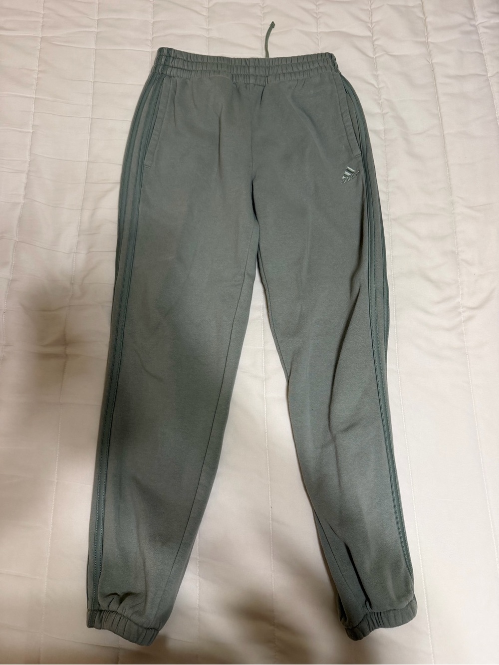 💥 KIDS Adidas Olive Green Fleece Joggers